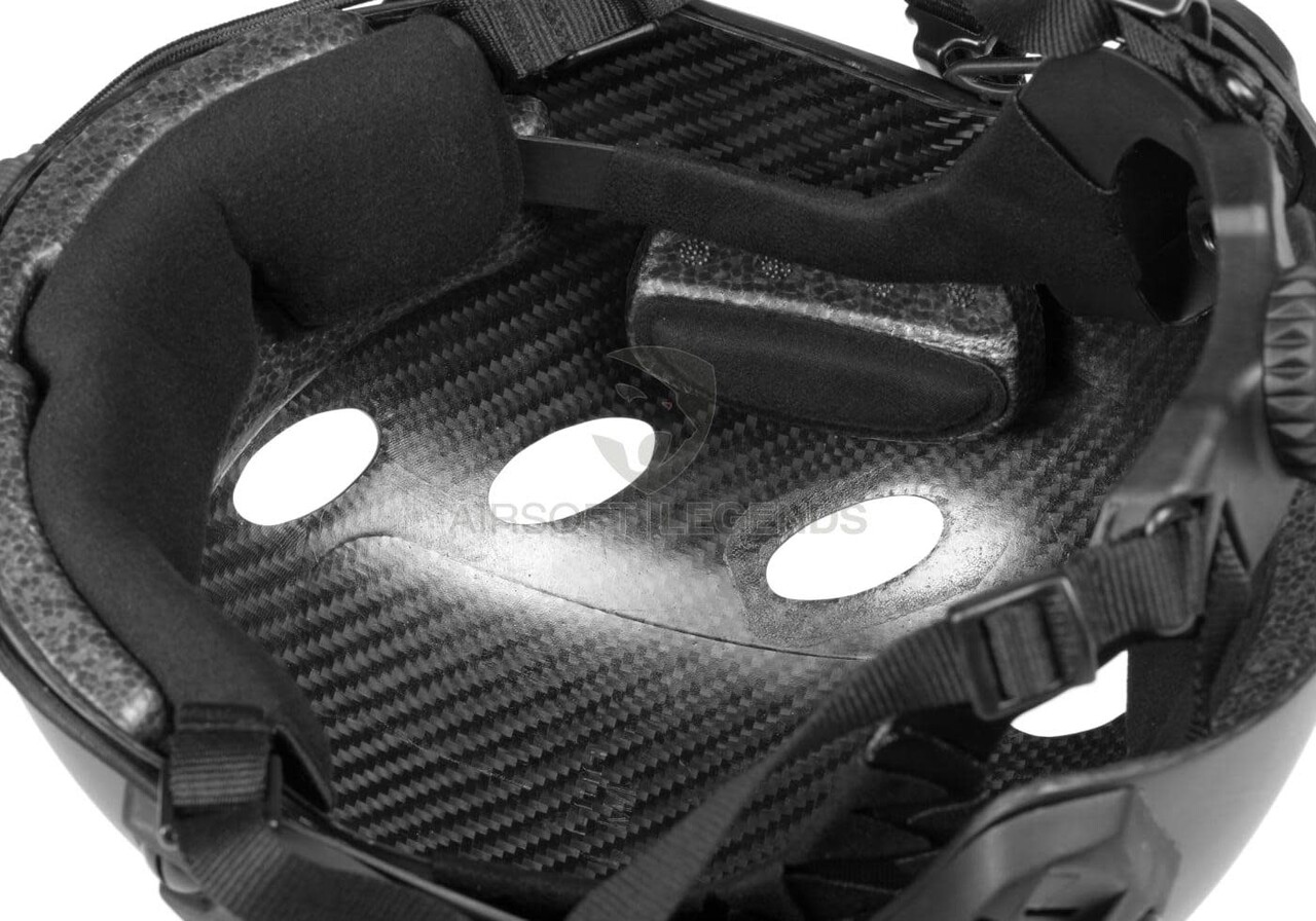 FMA FAST Helmet PJ Carbon Fiber Version Black