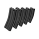 G&G M4 Midcap Magazine 125rds 5pcs Set Black