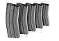M4 Midcap Magazine 125rds 5pcs Set  Grey