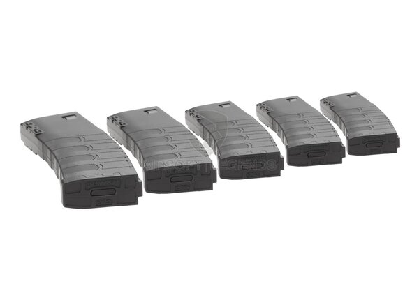 G&G M4 Midcap Magazine 120rds 5pcs Set Black