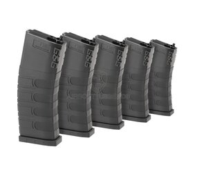 G&G M4 Midcap Magazine 120rds 5pcs Set Black