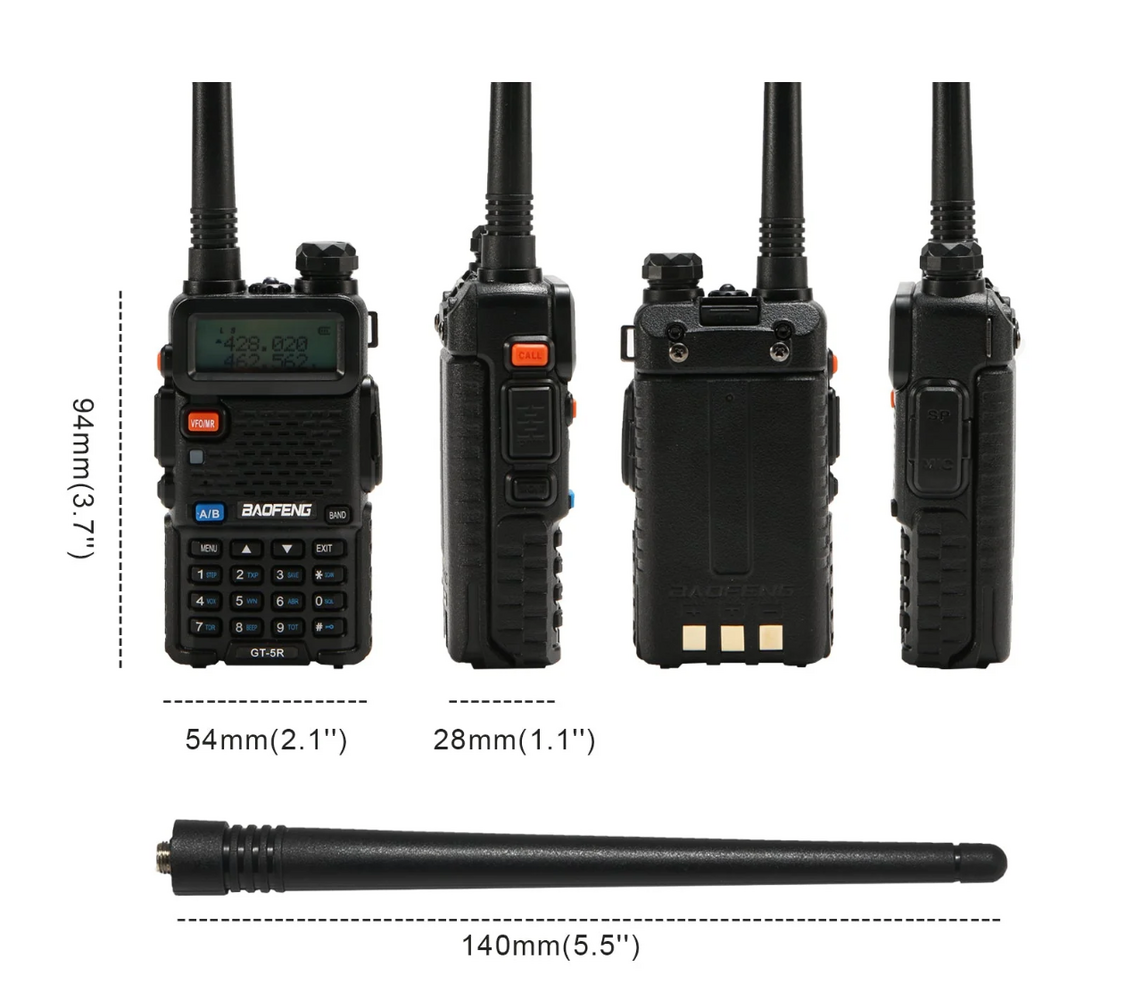 Baofeng GT-5R Portofoon