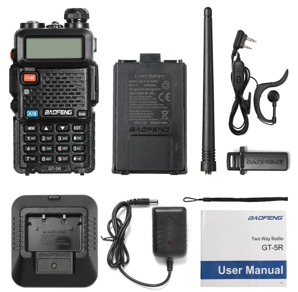 Baofeng GT-5R Portofoon