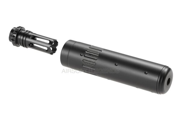 Pirate Arms AAC Silencer With Flash Hider 14mm CCW Black