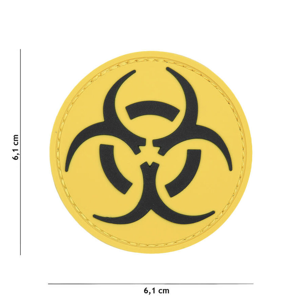 101Inc. Resident Evil Rubber Patch Yellow