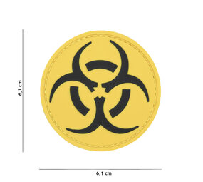 101Inc. Resident Evil Rubber Patch Yellow