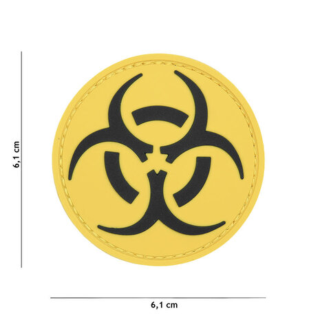 101Inc. Resident Evil Rubber Patch Yellow