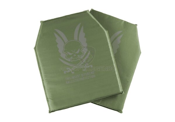 Warrior Assault Systems Soft SAPI Dummy Set (2pcs) OD Green