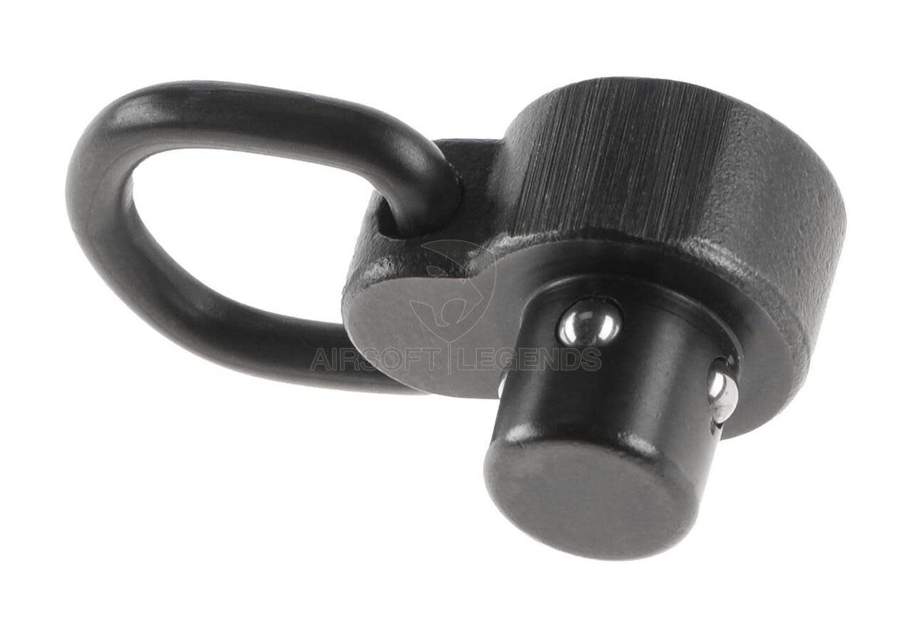 PTS Syndicate Low Profile QD Sling Swivel -S  Black