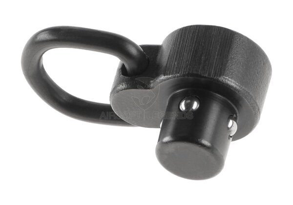 PTS Syndicate Low Profile QD Sling Swivel -S  Black