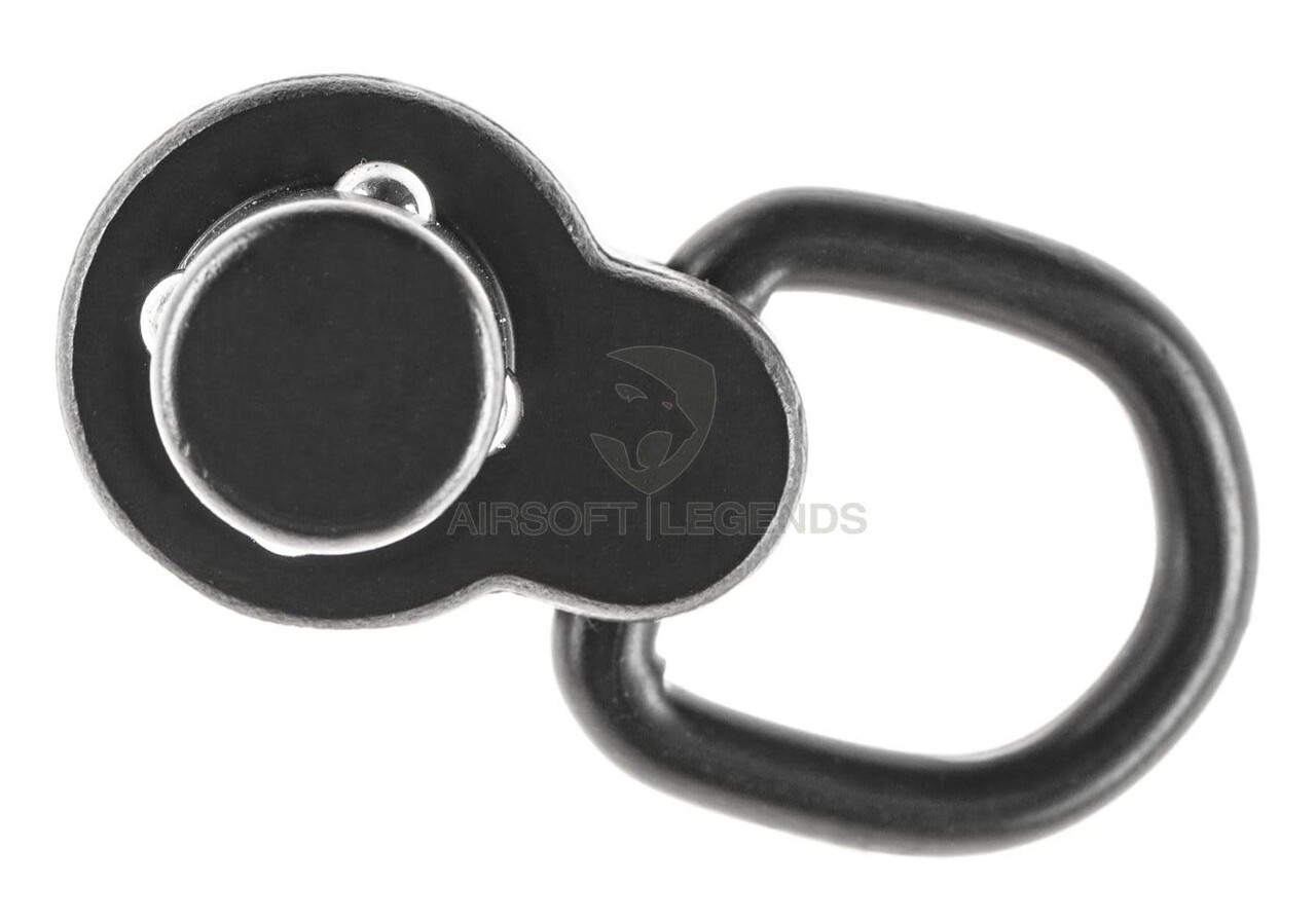 PTS Syndicate Low Profile QD Sling Swivel -S  Black