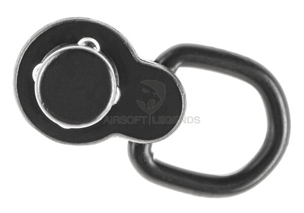 PTS Syndicate Low Profile QD Sling Swivel -S  Black