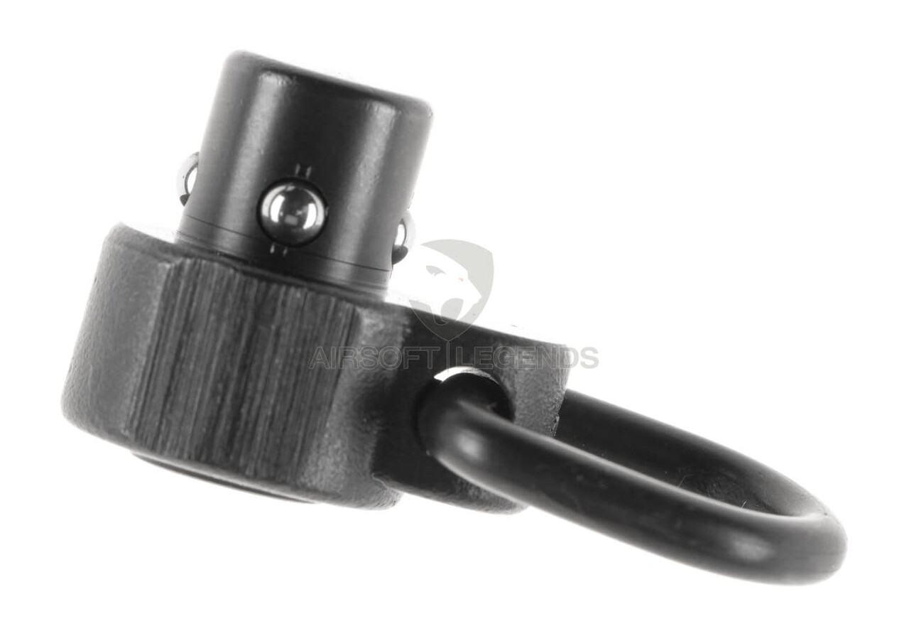 PTS Syndicate Low Profile QD Sling Swivel -S  Black