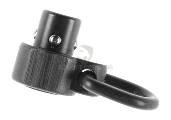 PTS Syndicate Low Profile QD Sling Swivel -S  Black
