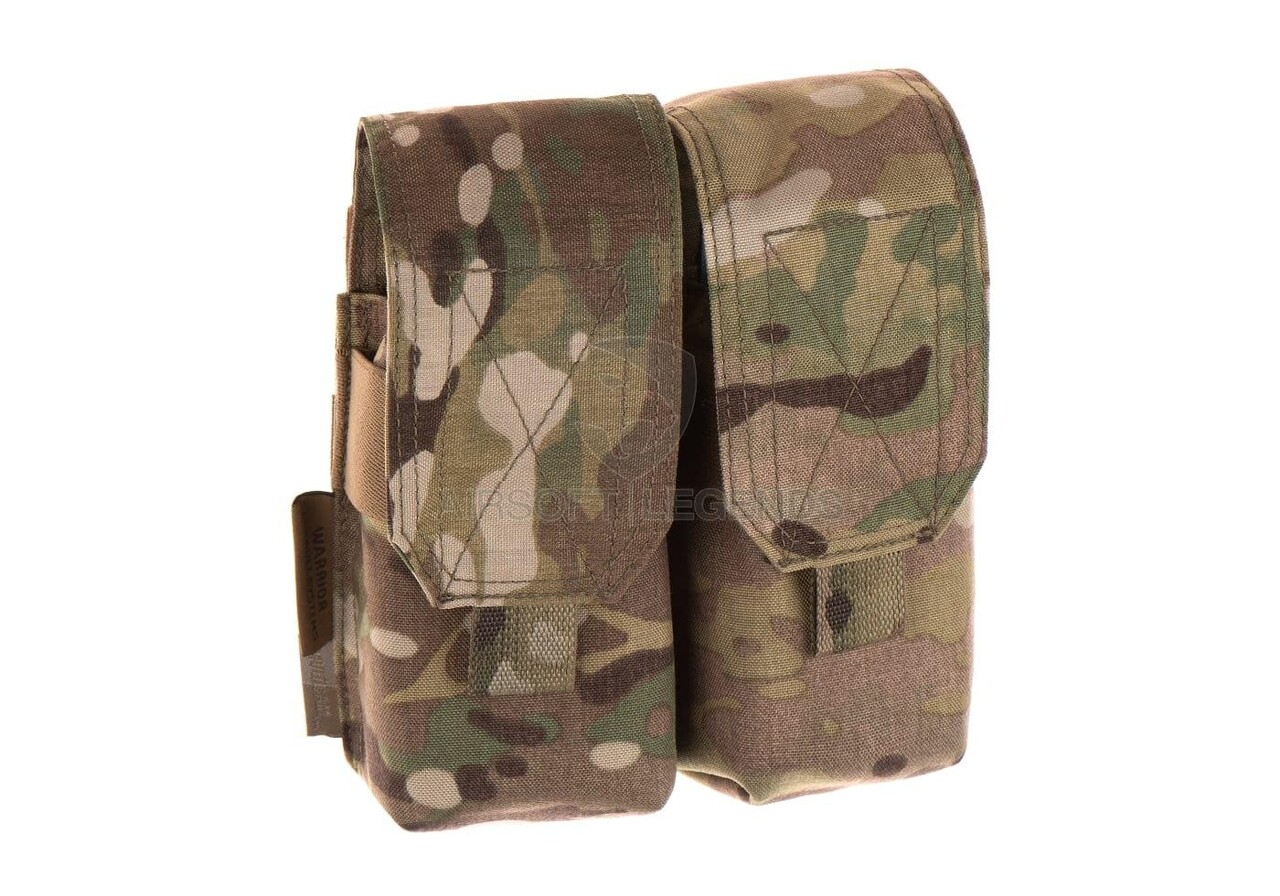Warrior Assault Systems Double Covered M4 5.56mm Mag Pouch Multicam
