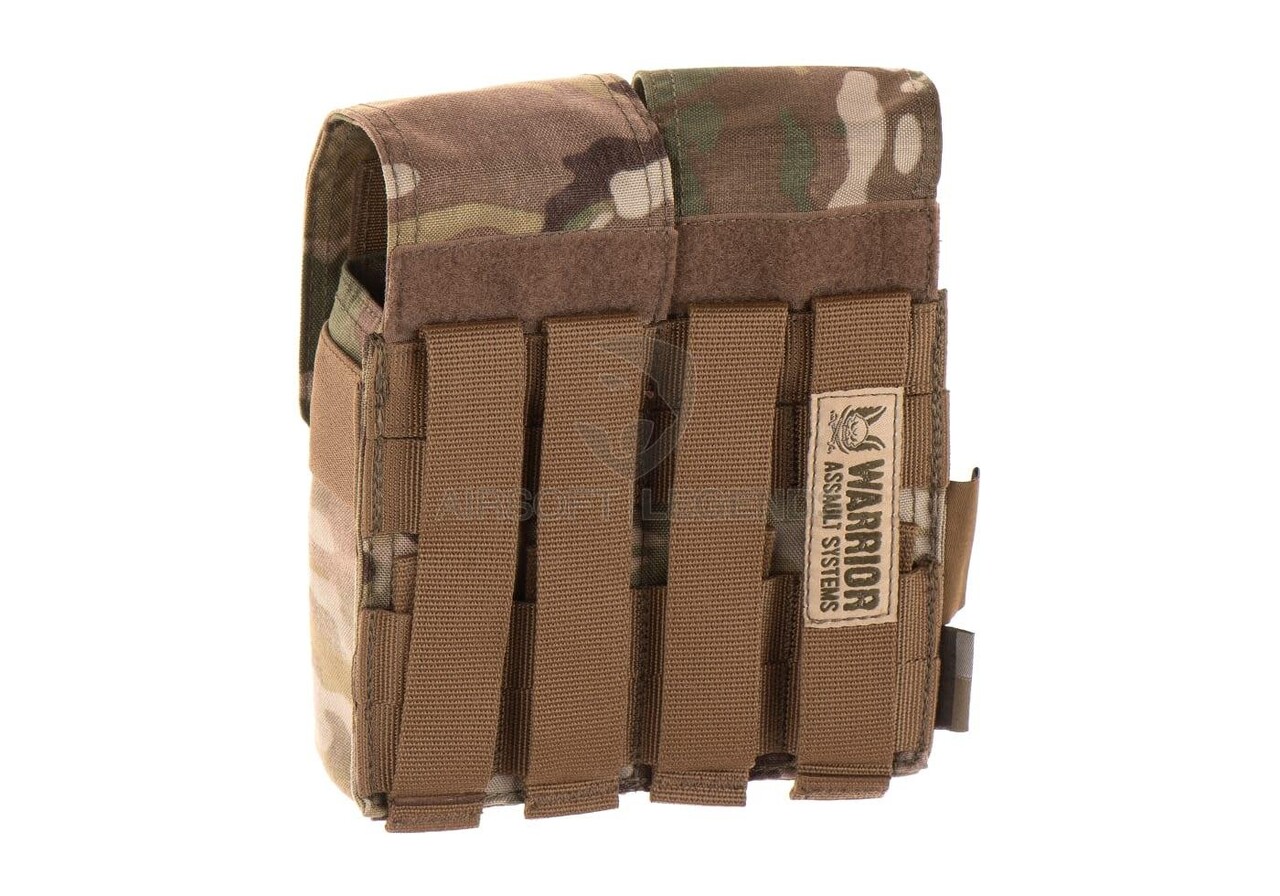 Warrior Assault Systems Double Covered M4 5.56mm Mag Pouch Multicam