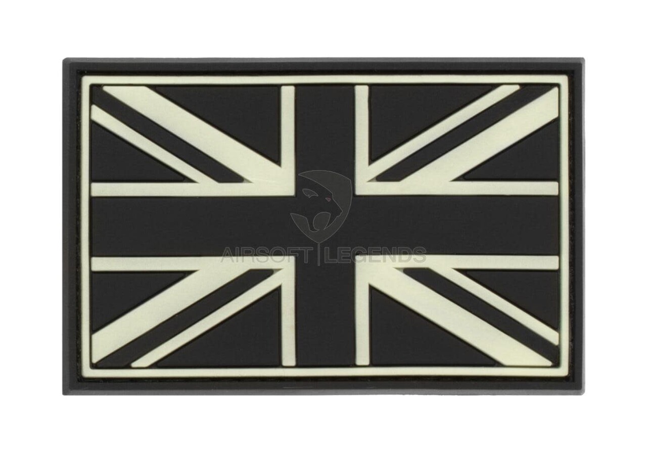 JTG Great Britain Rubber Patch Glow in the Dark