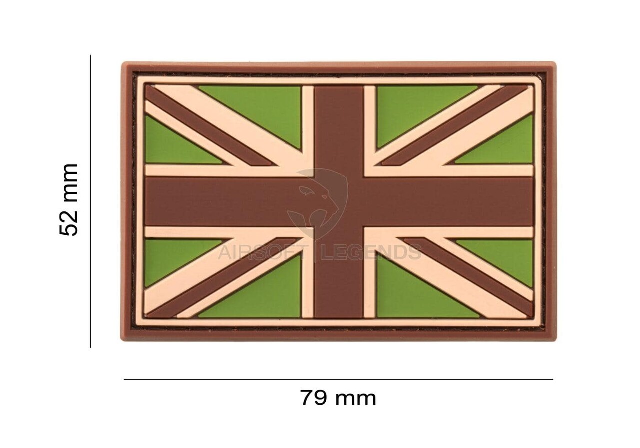 JTG Great Britain Rubber Patch Green