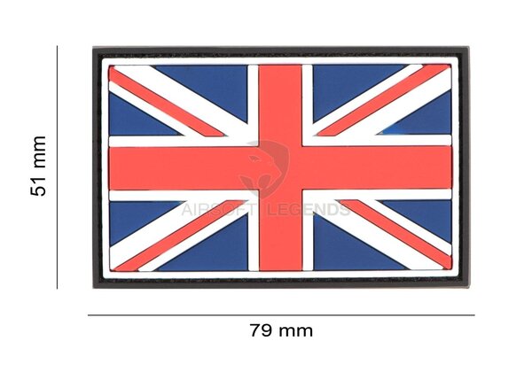JTG Great Britain Rubber Patch Multicolor