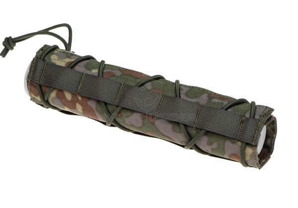Invader Gear Suppressor Cover 22cm Flecktarn