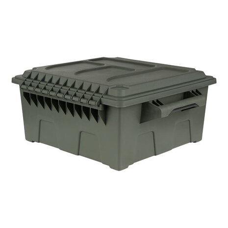Fosco Plastic Ammo / Utility Box Large OD Green