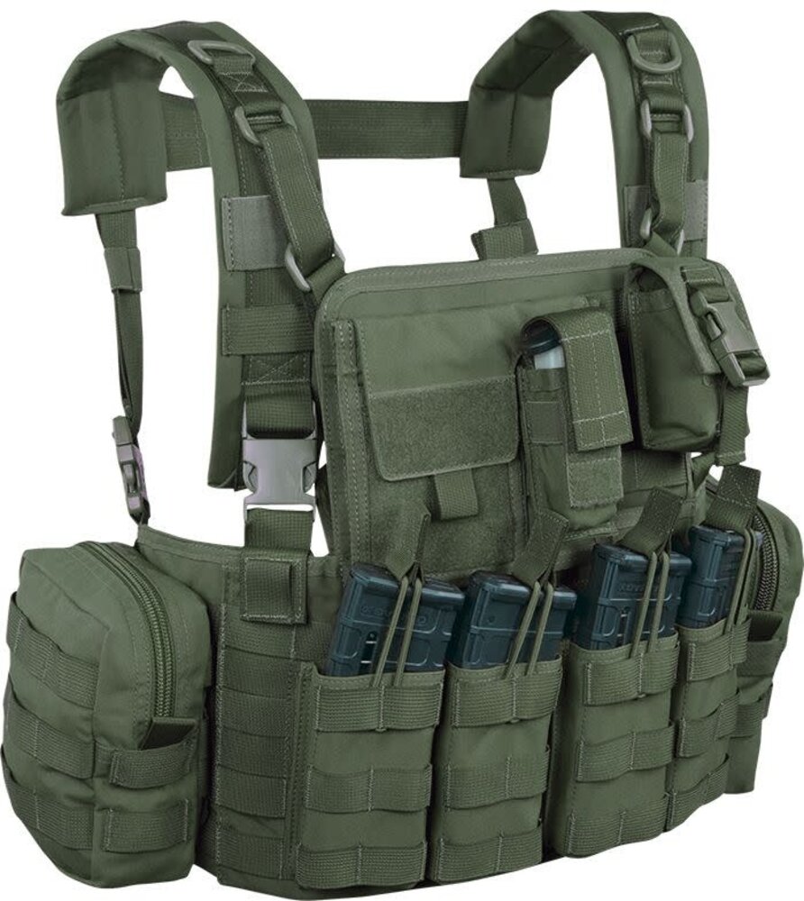 Warrior Assault Systems 901 M4 Chest Rig Elite 4 OD Green