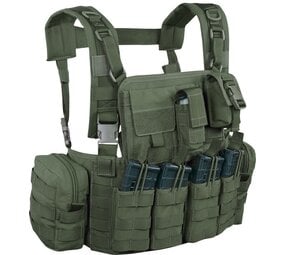 Warrior Assault Systems 901 M4 Chest Rig Elite 4 OD Green