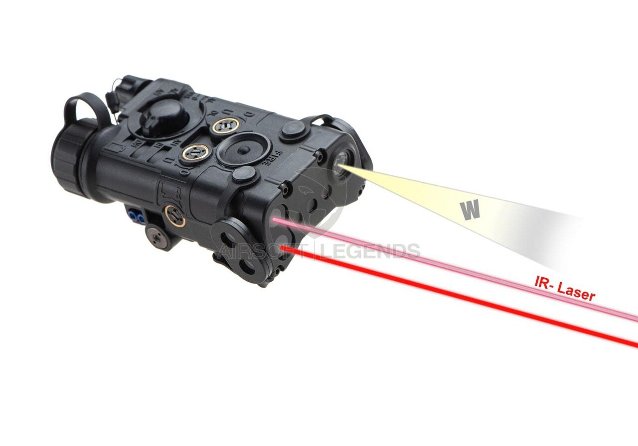 WADSN L-3 NGAL Illuminator / Laser Module Red + IR Black