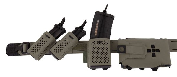 Warrior Assault Systems Aero Light Single 9mm 45° Mag Pouch Ranger Green