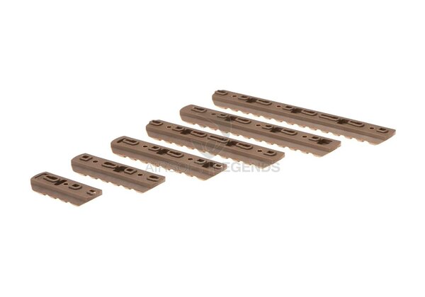 MP Rail Set 6-Pack for Keymod & M-LOK Dark Earth