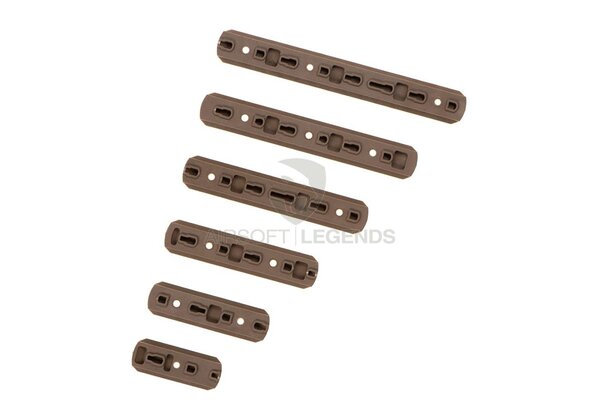 MP Rail Set 6-Pack for Keymod & M-LOK Dark Earth