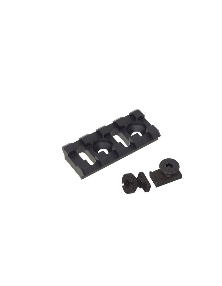5KU 4 Slots Picatinny Rail for M-LOK Mount Black 5KU 4 Slots Picatinny Rail for M-LOK Mount Black