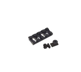 5KU 4 Slots Picatinny Rail for M-LOK Mount Black 5KU 4 Slots Picatinny Rail for M-LOK Mount Black
