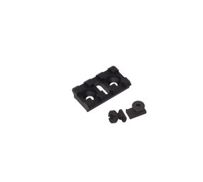 5KU 3 Slots Picatinny Rail for M-LOK Mount Black 5KU 3 Slots Picatinny Rail for M-LOK Mount Black