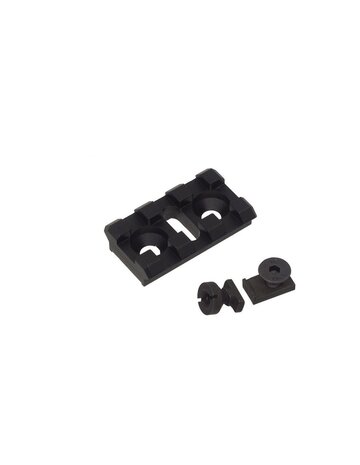 5KU 3 Slots Picatinny Rail for M-LOK Mount Black 5KU 3 Slots Picatinny Rail for M-LOK Mount Black
