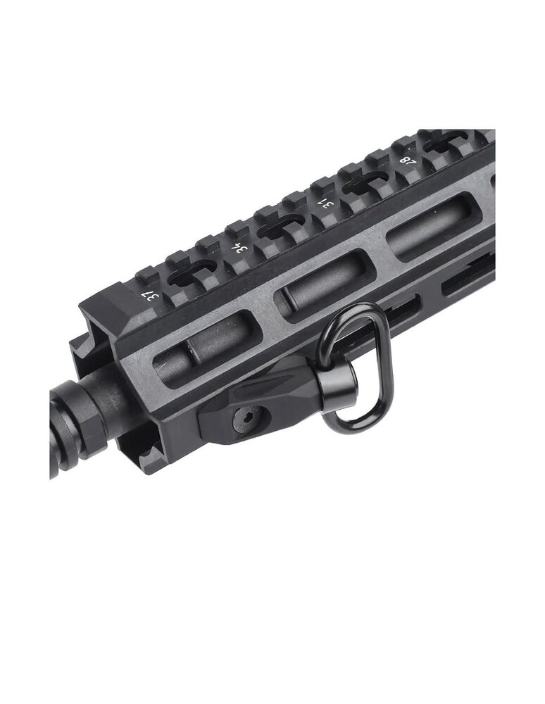 Metal Angled QD Sling Mount for M-LOK / Keymod Black