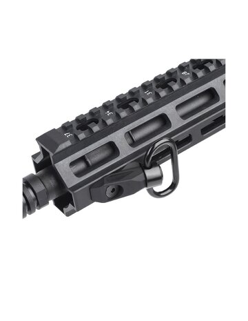 Metal Angled QD Sling Mount for M-LOK / Keymod Black