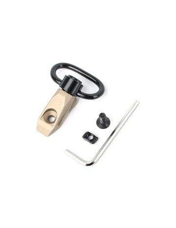 Metal Angled QD Sling Mount for M-LOK / Keymod Dark Earth Metal Angled QD Sling Mount for M-LOK / Keymod Dark Earth