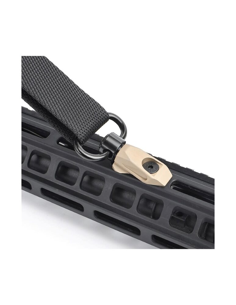 Metal Angled QD Sling Mount for M-LOK / Keymod Dark Earth Metal Angled QD Sling Mount for M-LOK / Keymod Dark Earth