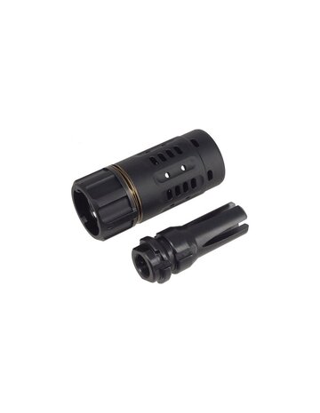 5KU Pyro Enhanced Muzzle Brake 14mm CCW Black
