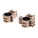 Aim-O Tri-Side Rail 25.4mm / 30mm Mount Rings Desert