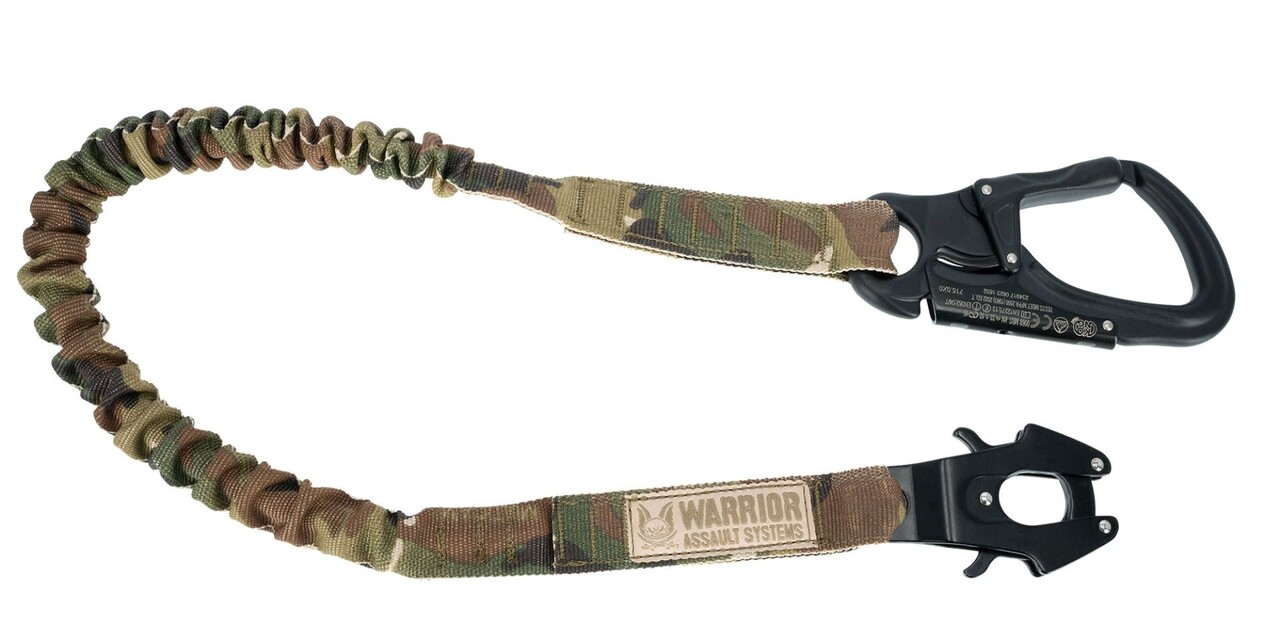 Warrior Assault Systems Personal Retention Lanyard FROG Clip + TANGO Carabiner Multicam