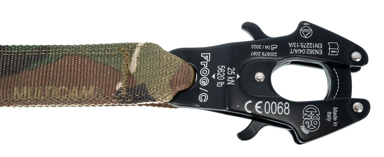 Warrior Assault Systems Personal Retention Lanyard FROG Clip + TANGO Carabiner Multicam