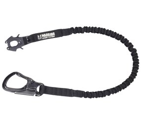 Warrior Assault Systems Personal Retention Lanyard FROG Clip + TANGO Carabiner Black