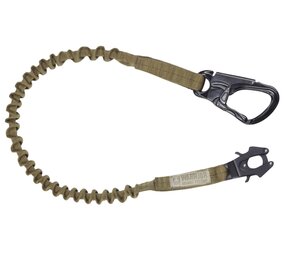 Warrior Assault Systems Personal Retention Lanyard FROG Clip + TANGO Carabiner Coyote