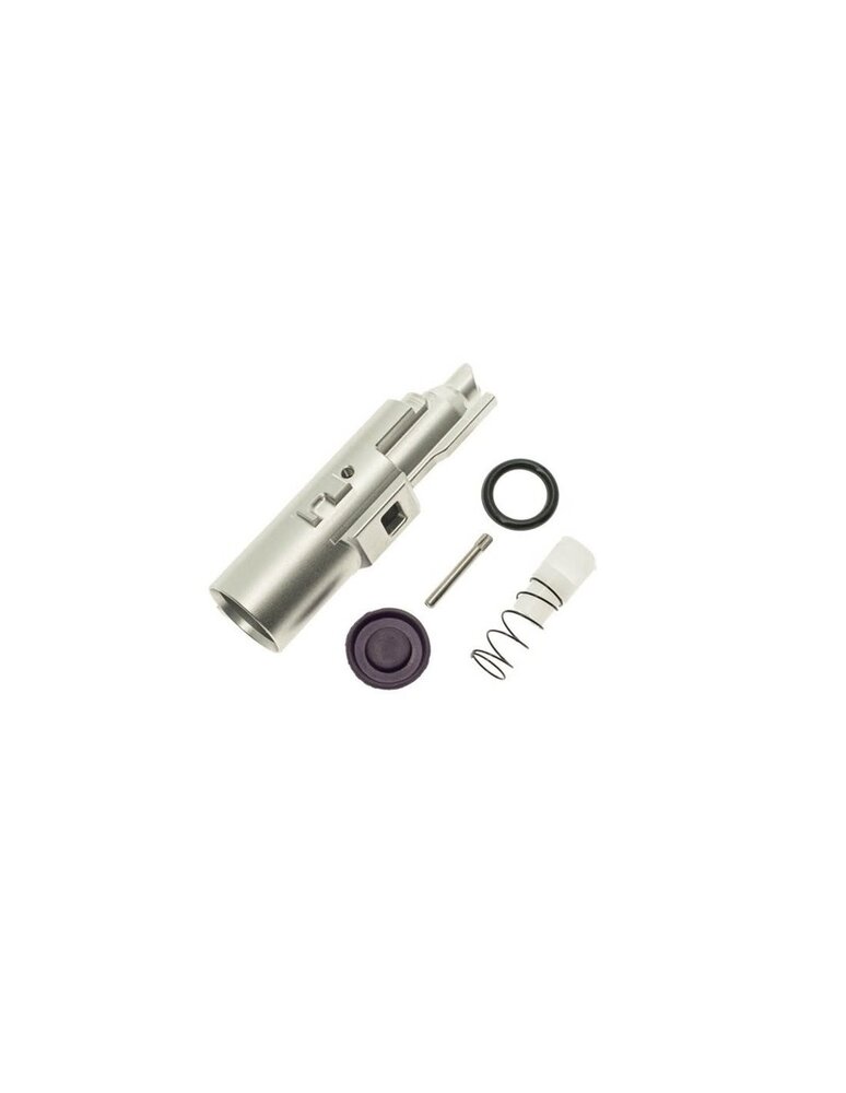 CowCow Technology Power Up Aluminum Nozzle set for Hi-Capa Silver