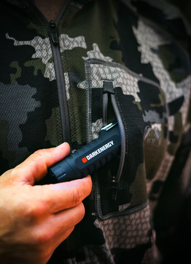 Dark Energy Plasma-Lighter Black