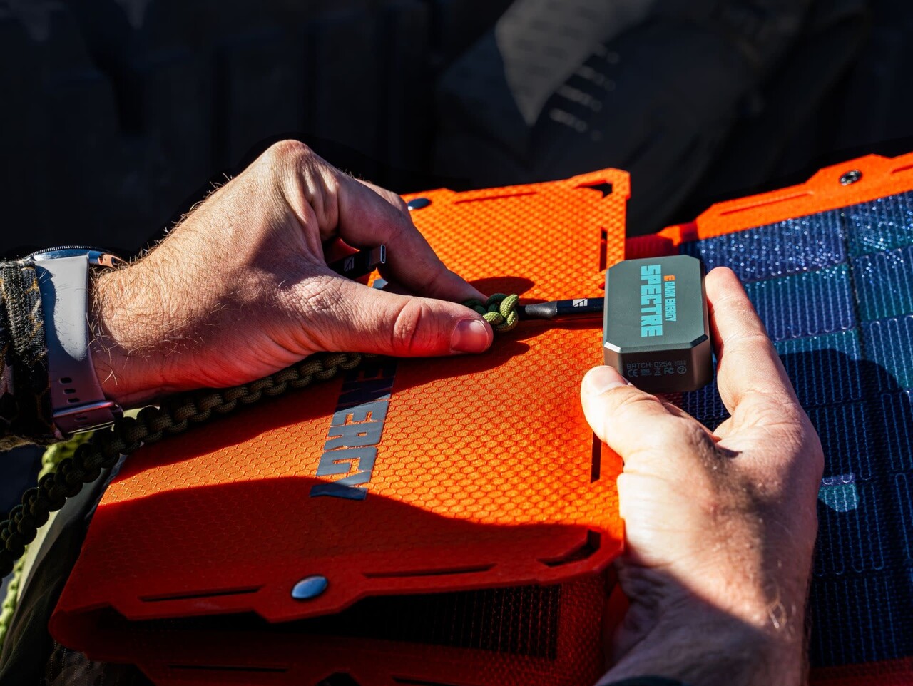 Dark Energy Spectre 18W Foldable Solar Panel Orange