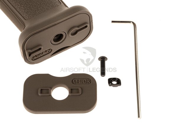 MP Vertical Canted Grip for M-LOK and Keymod Dark Earth MP Vertical Canted Grip for M-LOK and Keymod Dark Earth
