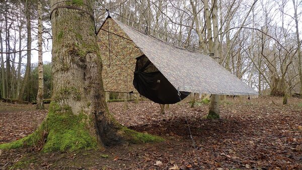 DD Hammock Tarp 3,5 x 3,5 Multicam